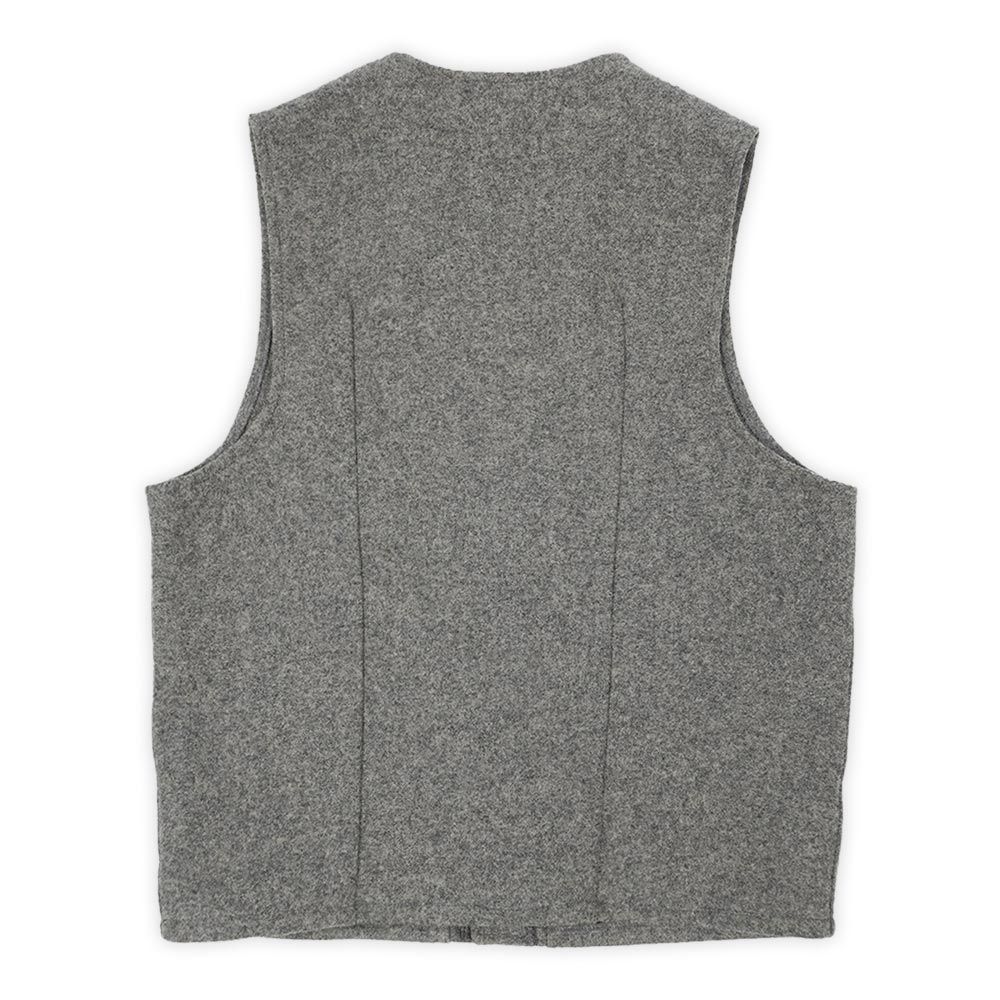 フィルソン FILSON 90s 00s マッキーノ ウールベスト MACKINAW WOOL VEST マッキノー 定番 メルトン MADE IN USA アメリカ製 古着 メンズ ベスト ジレ グレー M相当