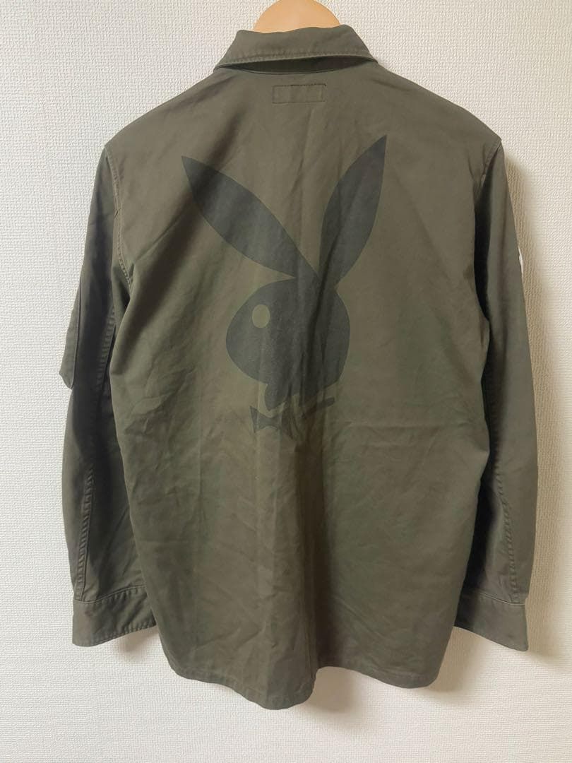 ◯HYSTERIC GLAMOUR PLAYBOY コラボ ミリタリージャケット Fサイズ