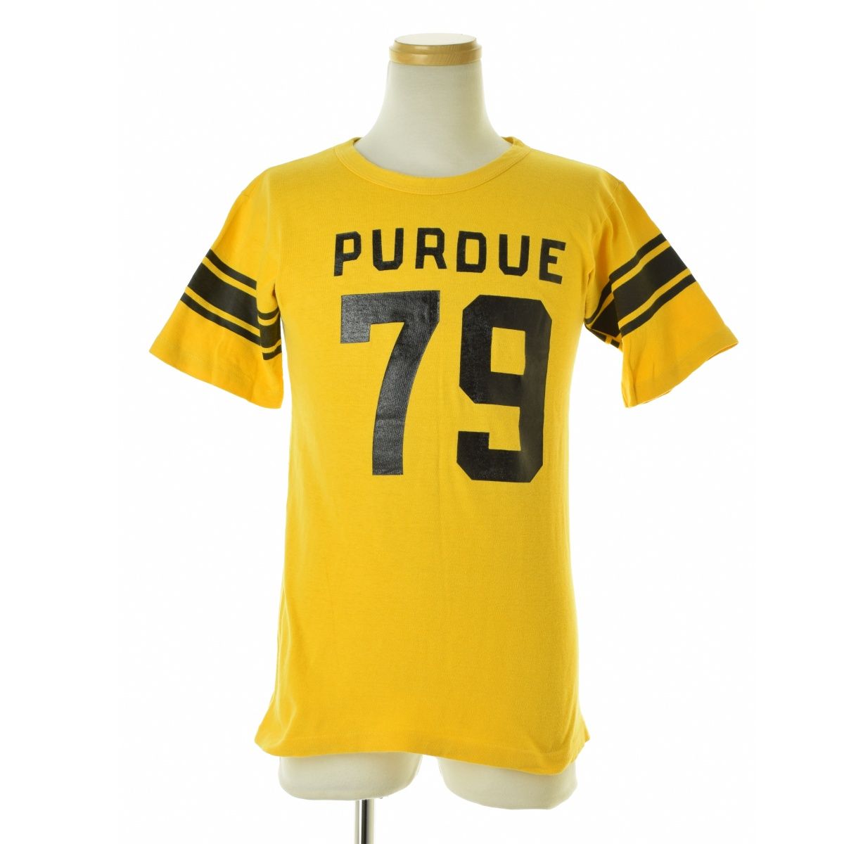 70s バータグ Champion PURDUE 77 CHAMPION】70s バータグ PURDUE フットボール半袖Tシャツ - メルカリ