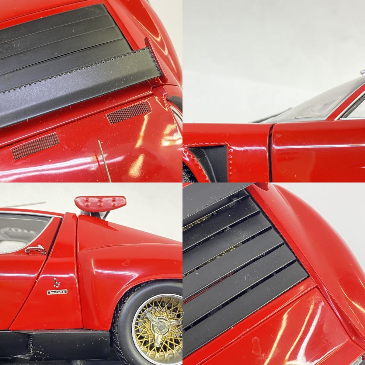 京商 1/18 ランボルギーニ イオタ SVR レッド ミニカー ※現状品 - メルカリ