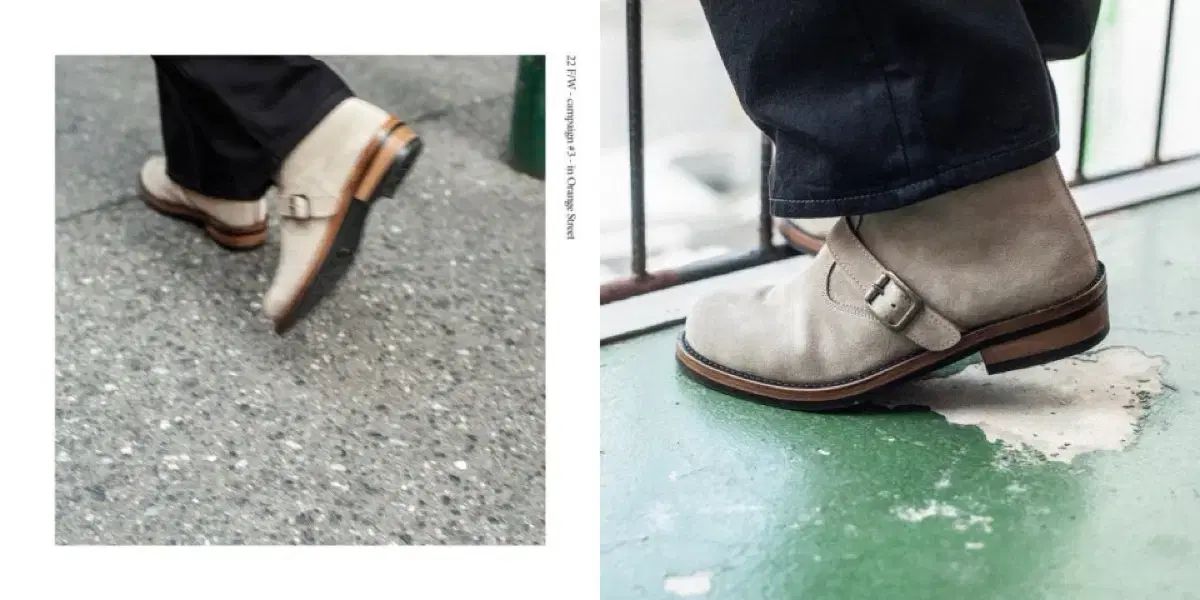 スウェード エンジニアブーツ 260