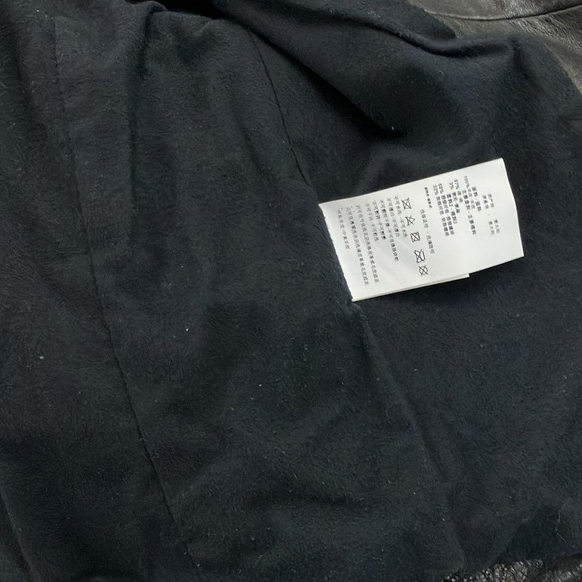 ARMANIJEANS アルマーニジーンズ ライダースジャケット サイズ38 S レディース - 黒 長袖 レザー ジップアップ 春 秋 GULLKHAN_COM