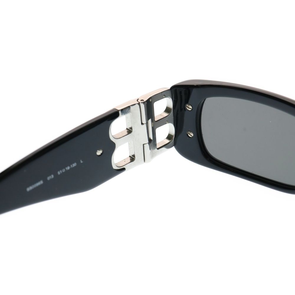 BALENCIAGA サングラス ストーン装飾 BALENCIAGA (バレンシアガ) Dynasty Rectangle スクエア型 ライン