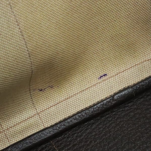 広尾店 エルメス HERMES ガーデンパーティPM ハンドバッグ トワルアッシュ マロン SV金具 I刻印 2005年 17535 DECORATOM_COM_BR