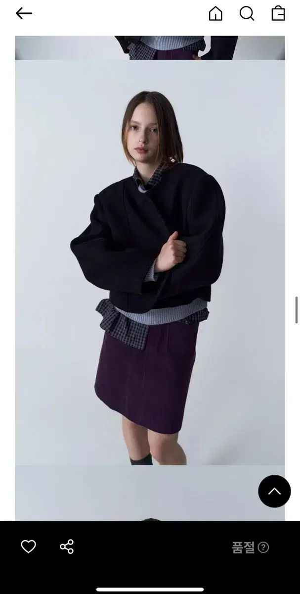  アンクド ショートコート ブラック ロングコート ジャケット アウター