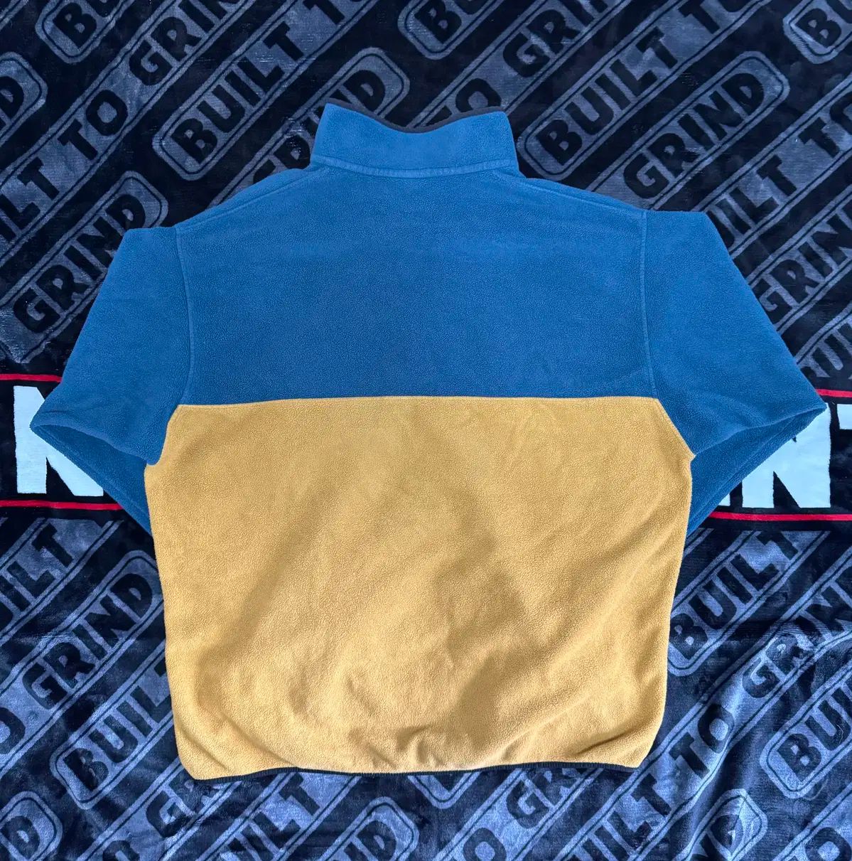 patagonia パタゴニア Synchilla シンチラ スナップ Tシャツ フール オーバ ターコイズ イエロー COLORブロック