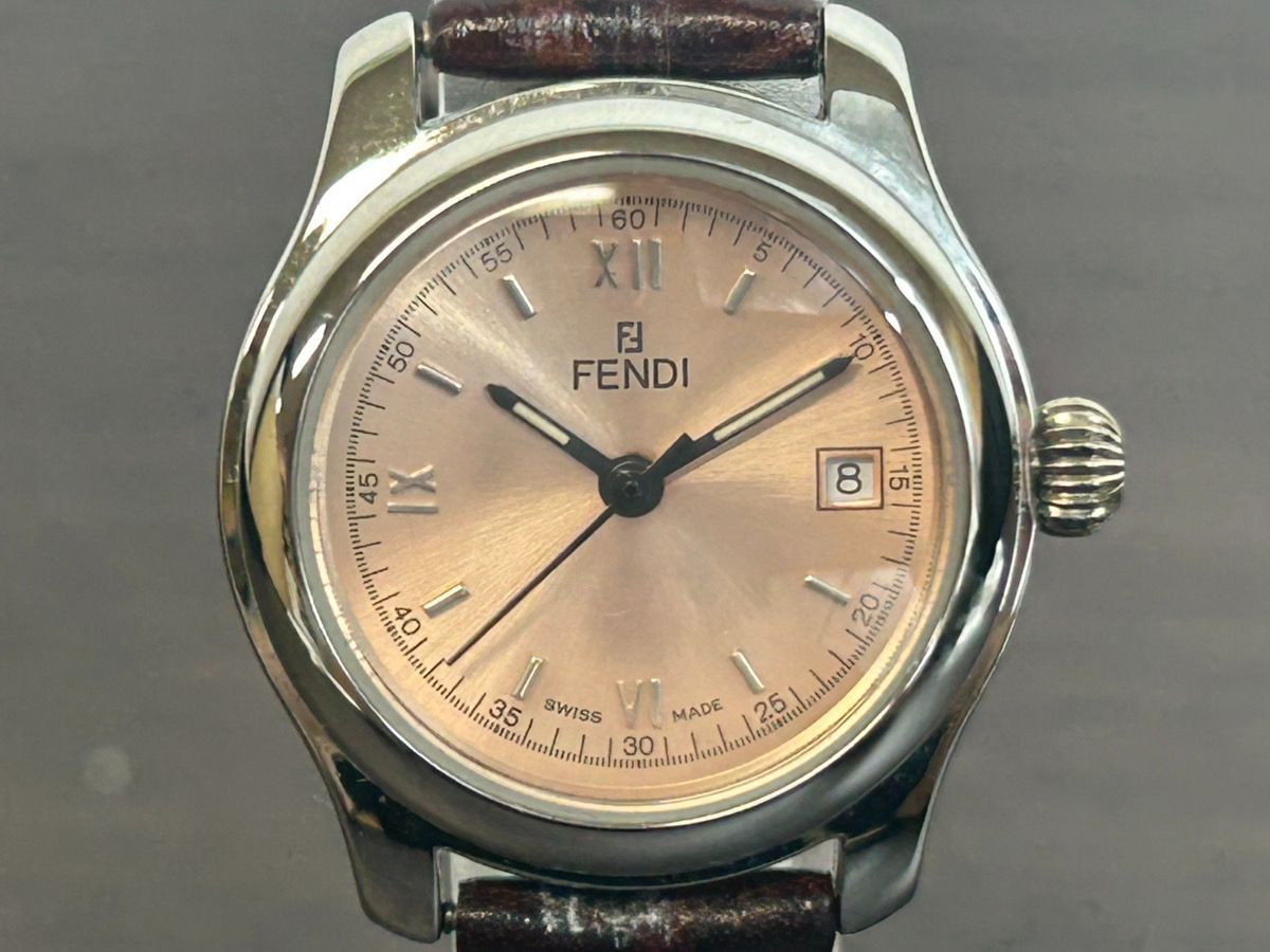 FENDI フェンディ　腕時計 FENDI 1925 ローマン スクエア シルバー レディース腕時計 1276