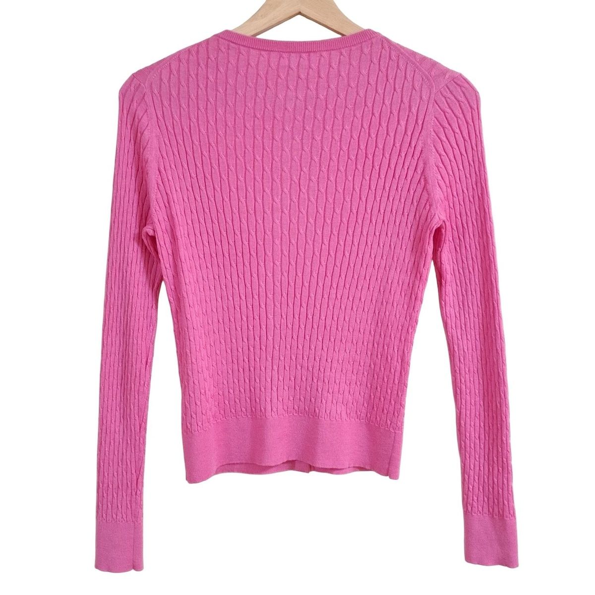 Cruciani クルチアーニ カーディガン サイズ38 M レディース - ピンク 長袖 カシミヤ シルク