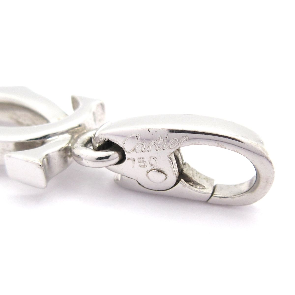 Cartier カルティエ ペンダントトップ 2C K18WG 総重量 2.6g FORTGASGNV_COM_BR