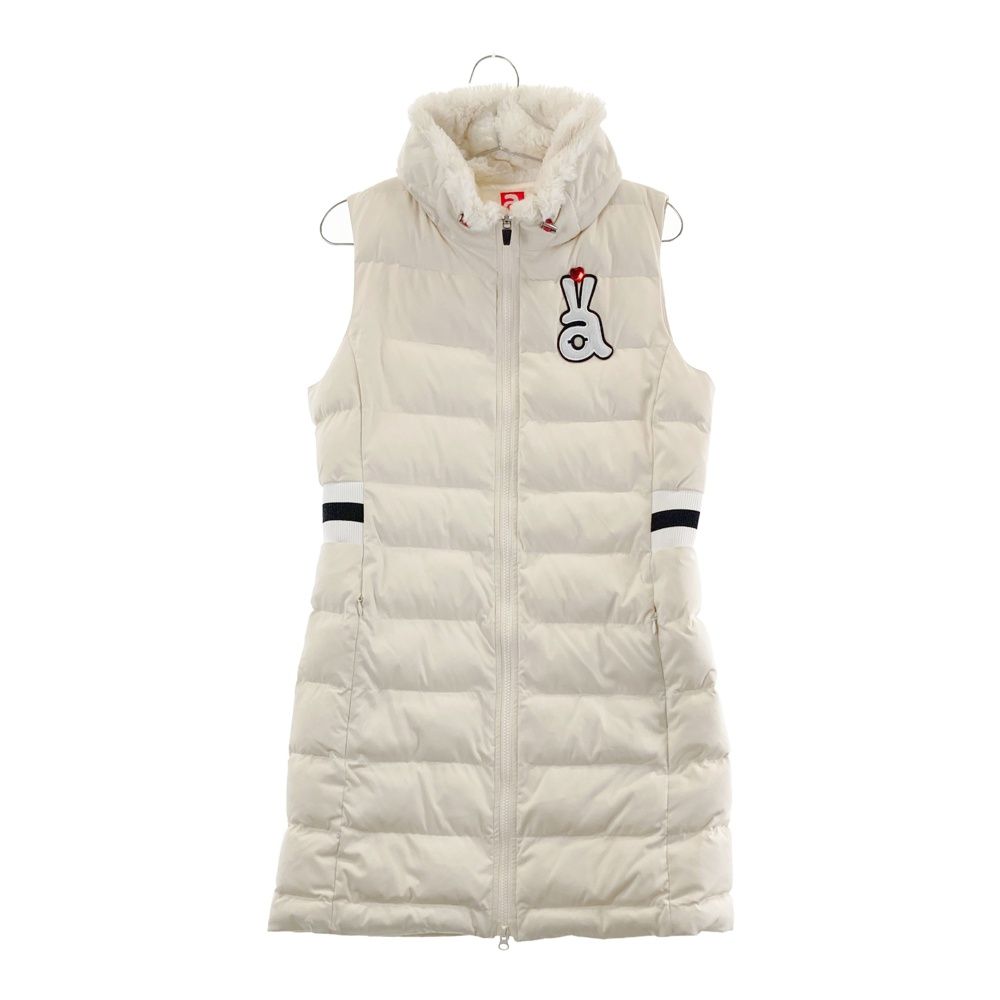 サイズ 38 ARCHIVIO アルチビオ 中綿 フルジップ ノースリーブワンピース ベージュ系 240101387065 ゴルフウェア レディース ストスト