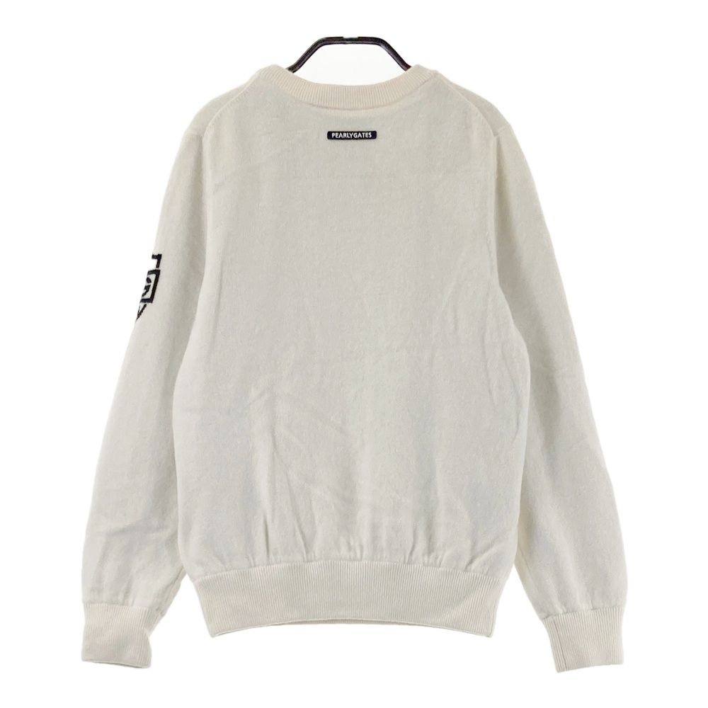 サイズ 1 PEARLY GATES パーリーゲイツ カシミヤ ニットセーター ベージュ系 240101388161 ゴルフウェア レディース ストスト