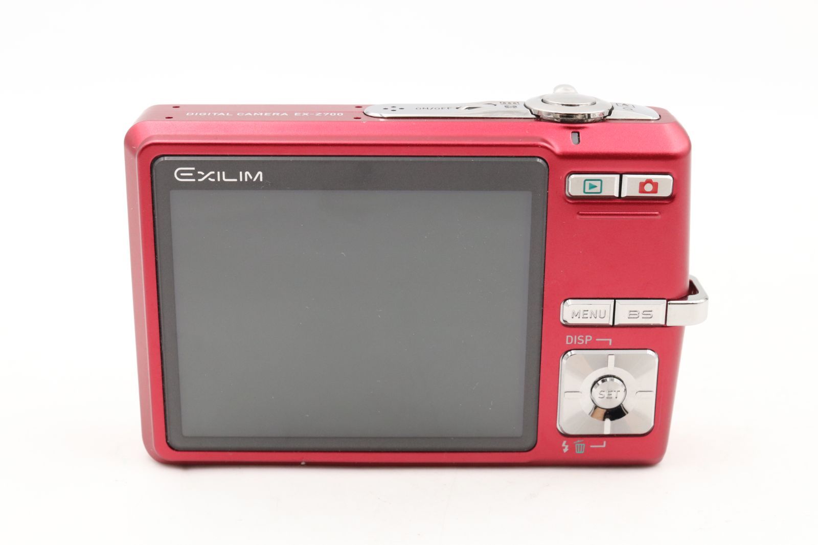 極上品☆カシオ CASIO EXILIM EX-Z700 ﾚｯﾄﾞ RED 動作確認済み