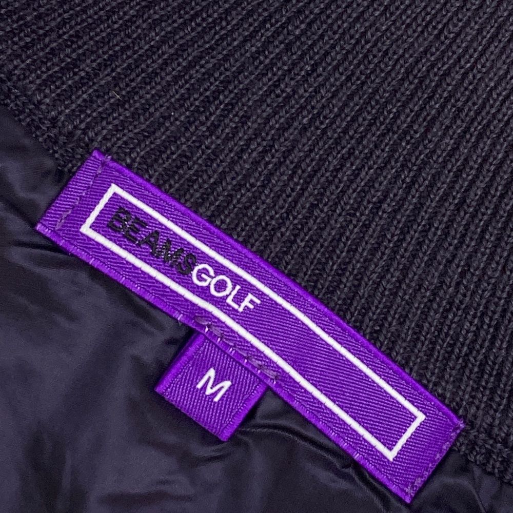 サイズ M BEAMS GOLF ビームスゴルフ 中綿切替 ニットジップジャケット パープル系 240101466942 ゴルフウェア レディース ストスト LLC-HASEGAWATOSO_COM