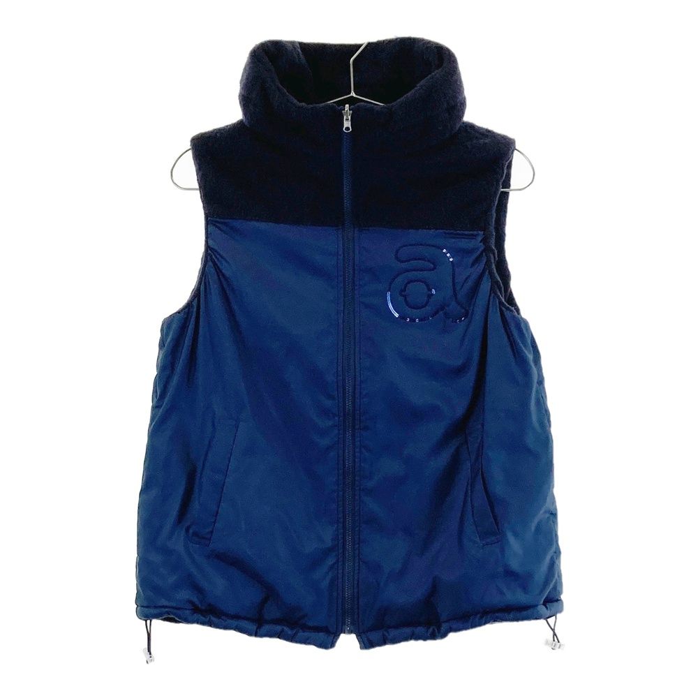 サイズ 40 ARCHIVIO アルチビオ リバーシブル中綿ベスト ネイビー系 240101491617 ゴルフウェア レディース ストスト