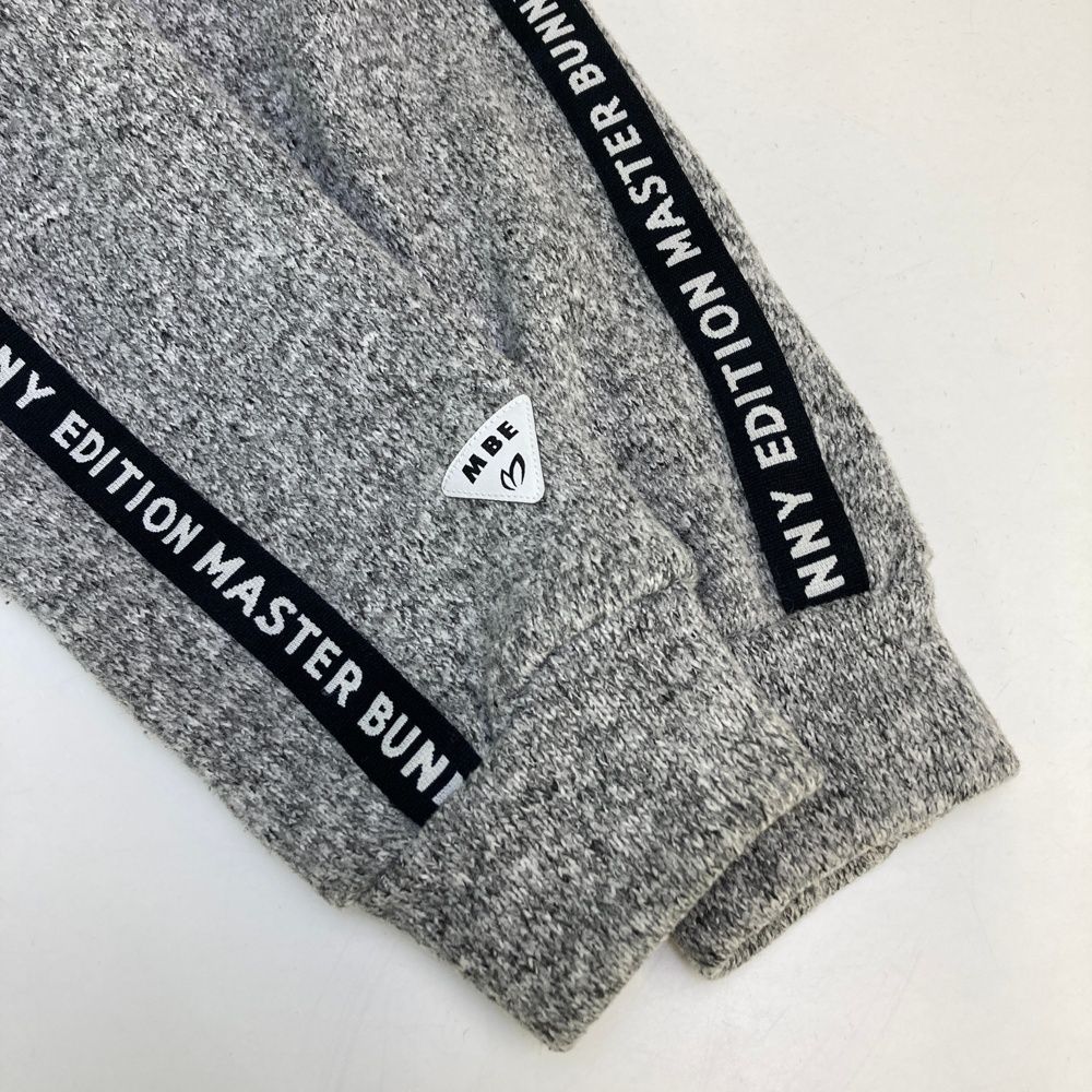 マスターバニー　ブルゾン　サイズ0 MASTER BUNNY EDITION マスターバニー ジャケットブルゾン 白 ロゴ