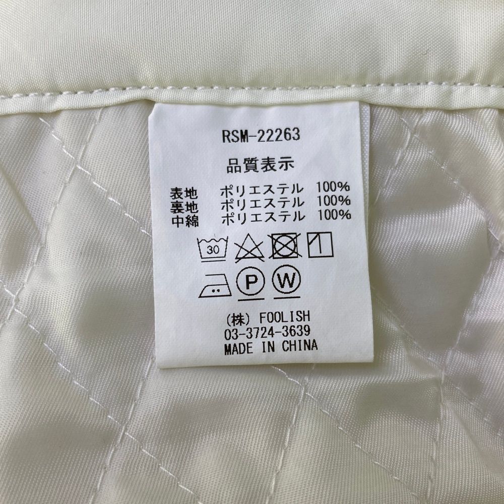 サイズ：L ROUGH&SWELL ラフアンドスウェル ロゴ刺繍 中綿パンツ