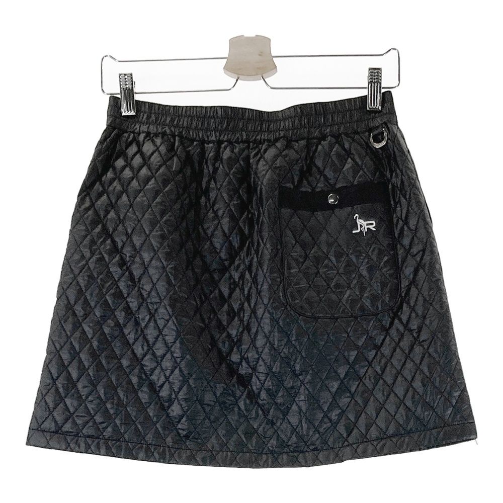 サイズ L JUN-ROPE ジュン アンド ロペ キルティング 中綿スカート ブラック系 240101546242 ゴルフウェア レディース ストスト