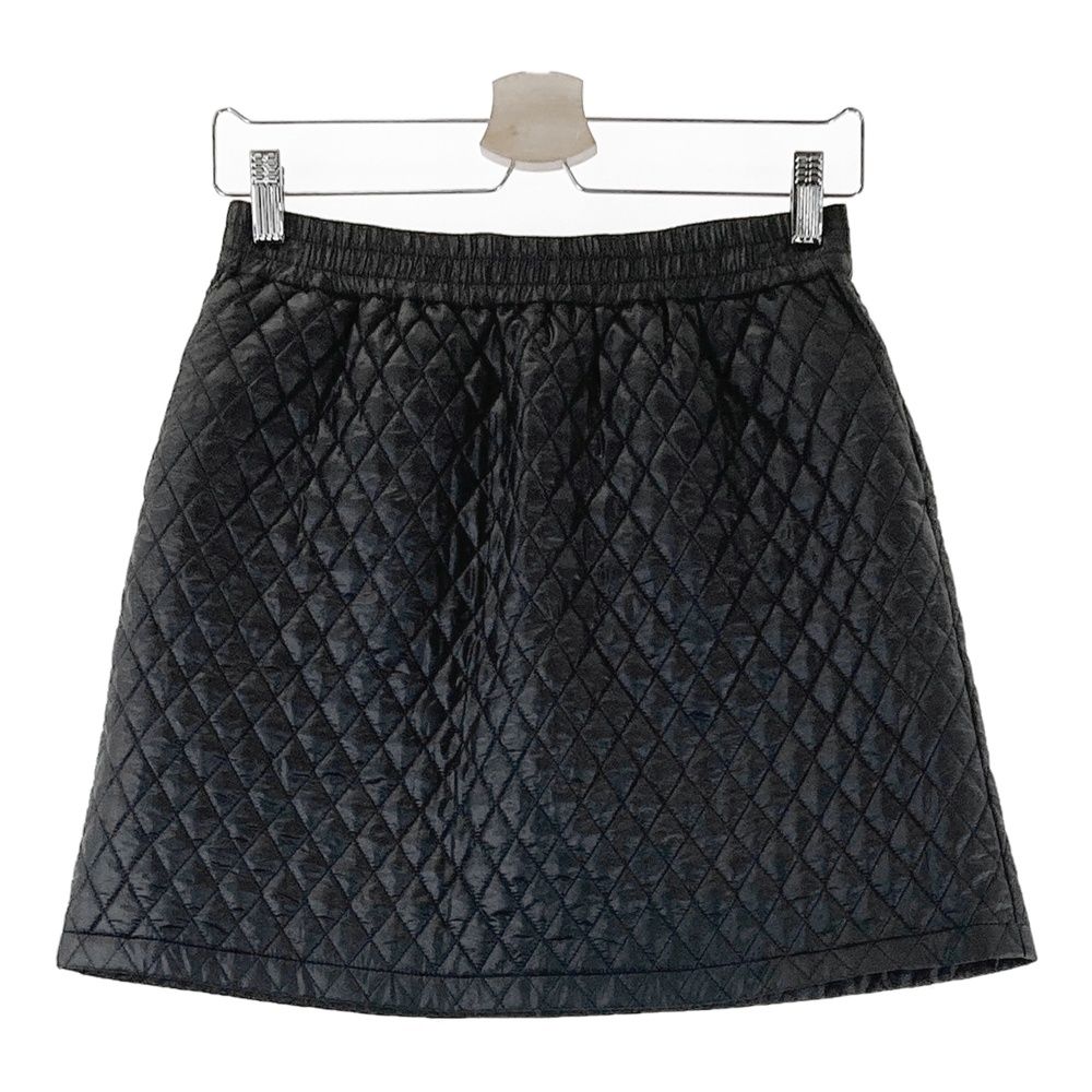 サイズ L JUN-ROPE ジュン アンド ロペ キルティング 中綿スカート ブラック系 240101546242 ゴルフウェア レディース ストスト