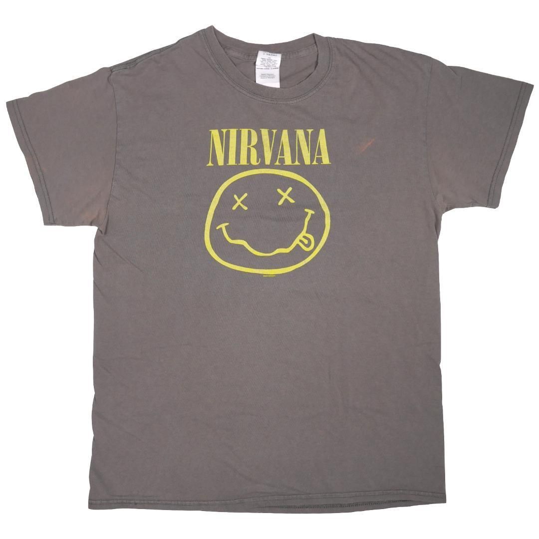 NIRVANA スマイリーTシャツ　2003 M】00s NIRVANA ニルヴァーナ ©2003 Tシャツ Smiley Face スマイリー