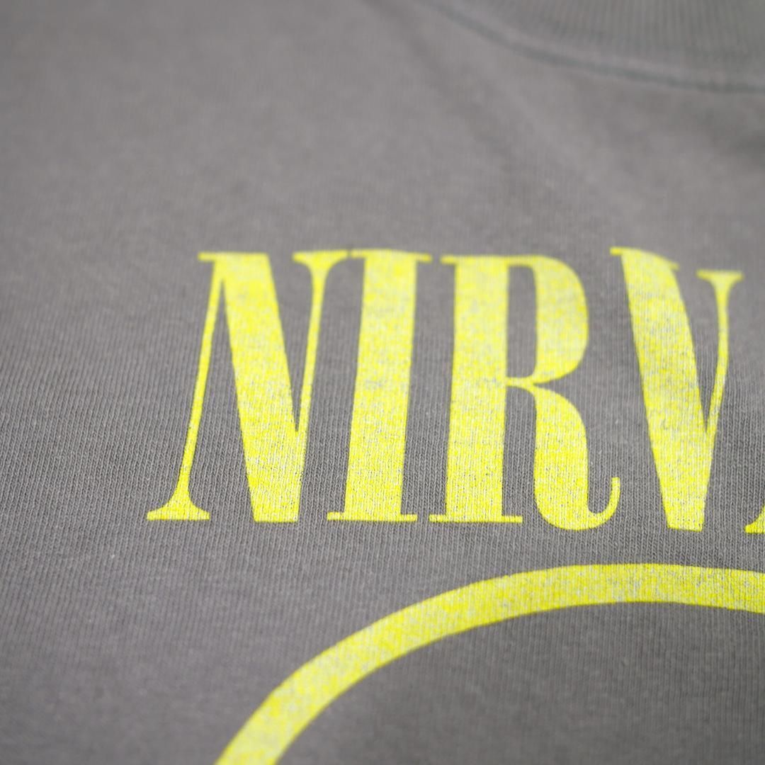M】00s NIRVANA ニルヴァーナ ©2003 Tシャツ Smiley Face スマイリー