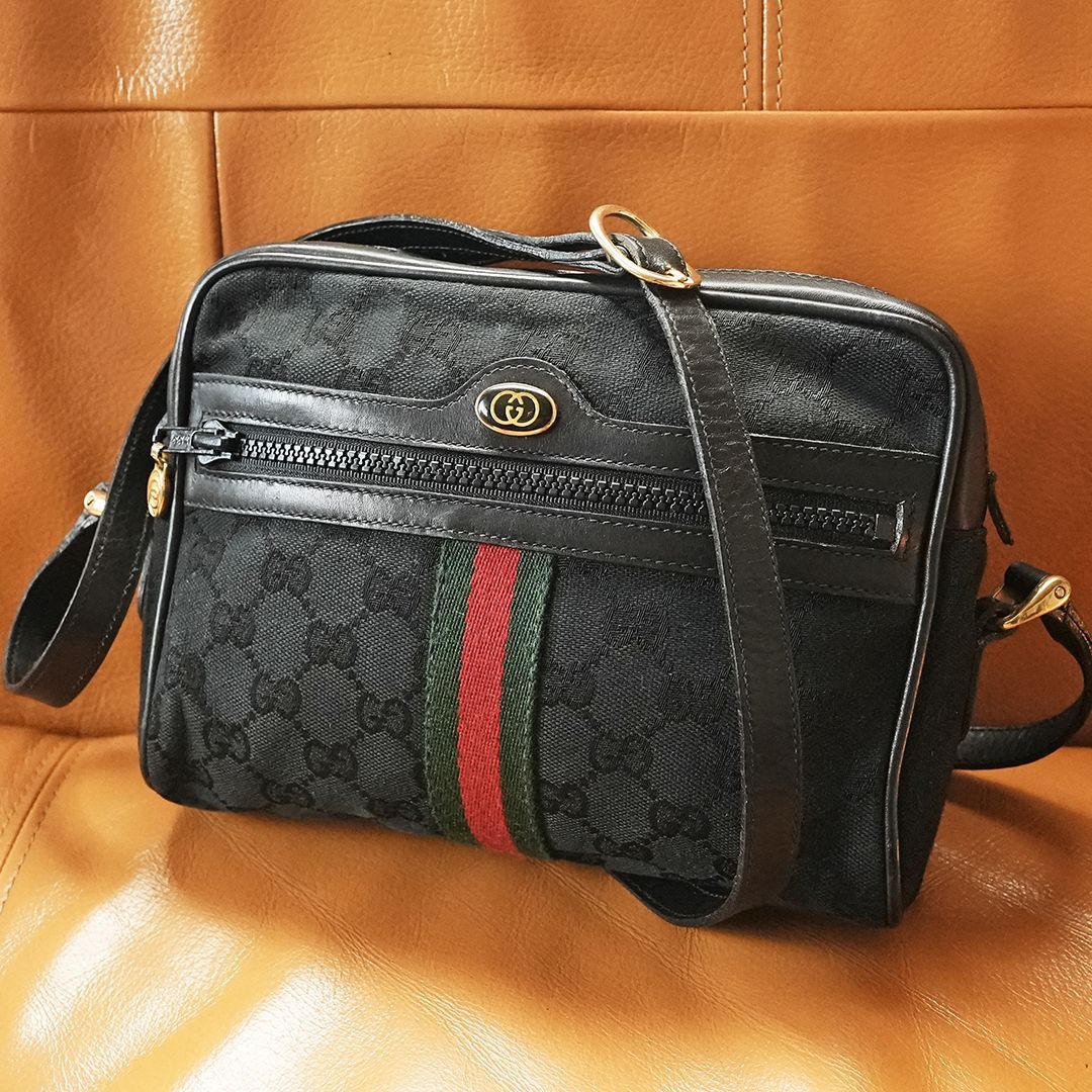 希少 GUCCI グッチ ヴィンテージ ショルダーバッグ ショルダーバッグ 