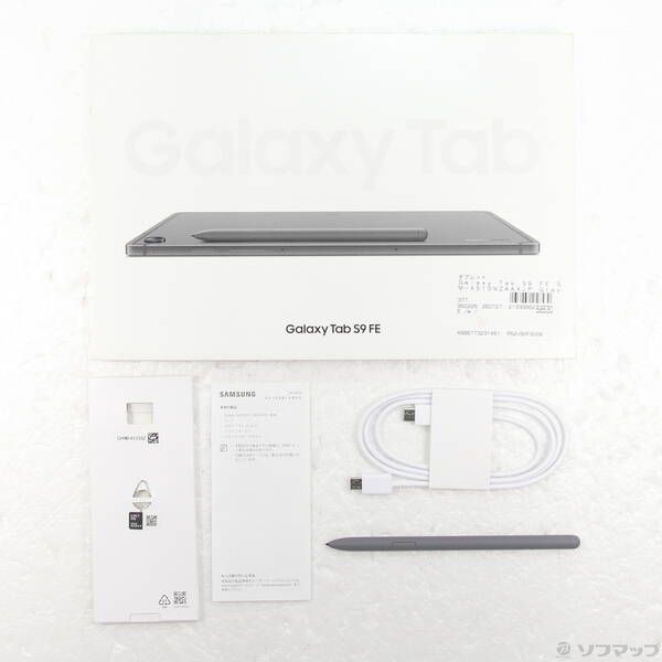  〔 品〕 Galaxy Tab S 9 FE 128 GB グレー SM Wi Fi 344 Androidタブレット本体 タブレット