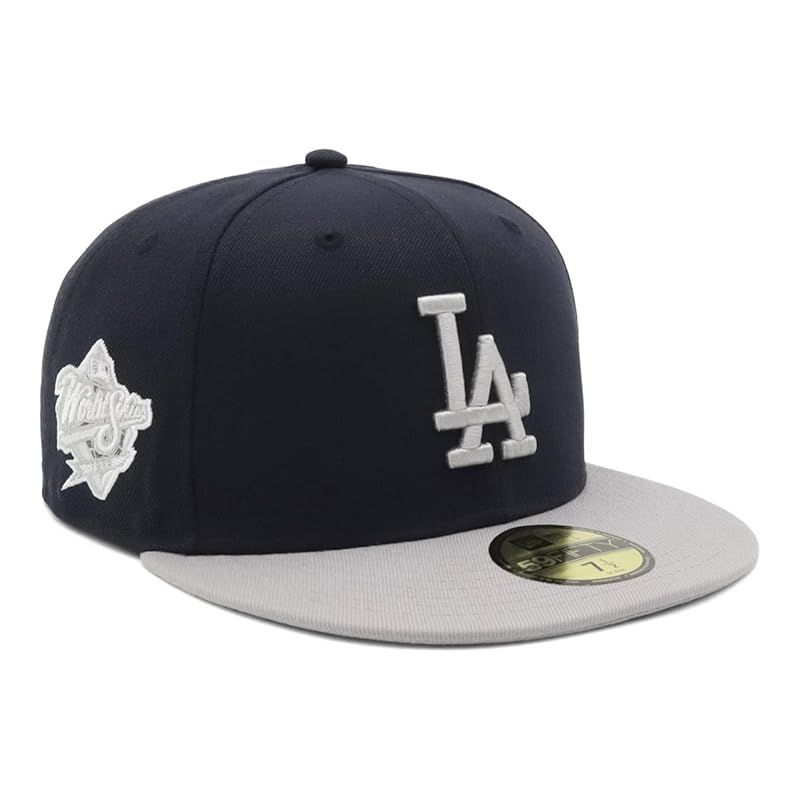 ニューエラ newera キャップ 59FIFTY 14676986 NER35C8246 MLB ロサンゼルス ドジャース 大谷翔平 LAネイビー 紺 SIDE PATCH 2-Tone ONSPOTZ別注 メンズ レディース 帽子 ゴキュウフィフティー