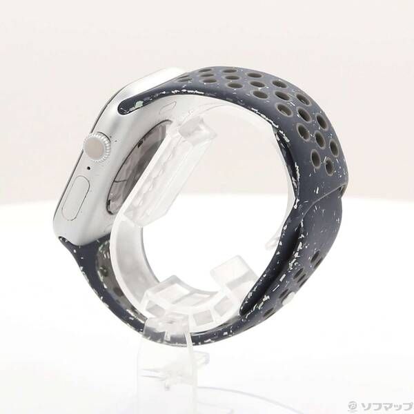 〔 品〕 Apple Watch Series 10 GPS 46mm シルバーアルミニウムケース ミッドナイトブラックNikeスポーツバンド 377