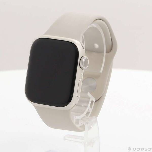 〔 品〕 Apple Watch Series 8 GPS 41 mm スターライトアルミニウムケース スターライトスポーツバンド 344