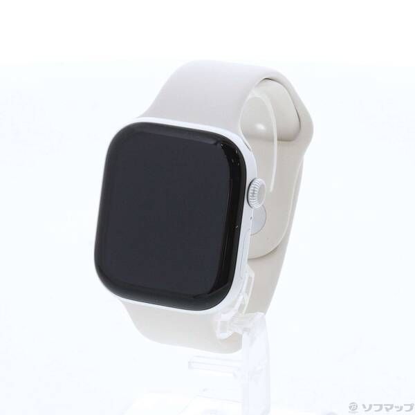 〔 品〕 Apple Watch Series 10 GPS Cellular 46mm シルバーアルミニウムケース スターライトスポーツバンド 377