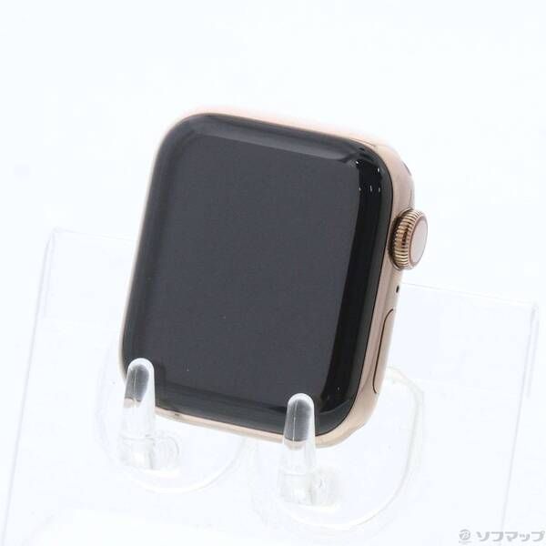 〔 品〕 Apple Watch Series 4 GPS Cellular 40mm ゴールドステンレススチールケース バンド無し 247