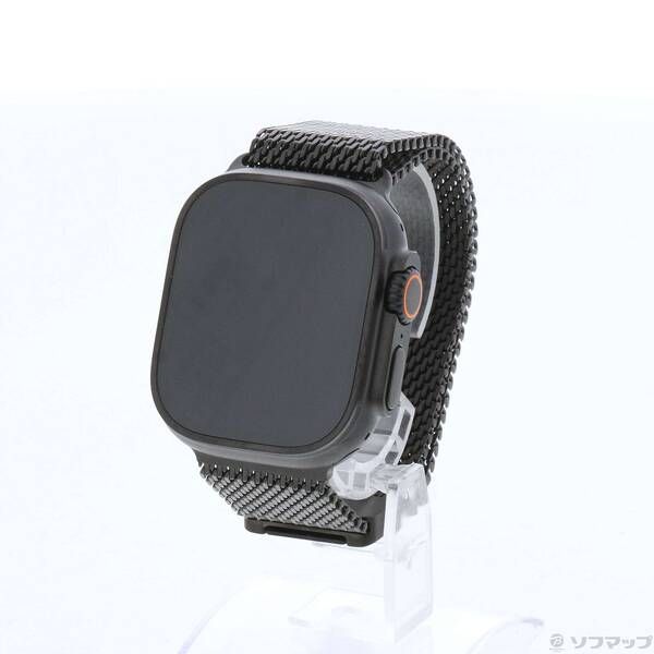 〔 〕 Apple Watch Ultra 2 GPS Cellular 49mm ブラックチタニウムケース ブラックチタニウムミラネーゼループ 377