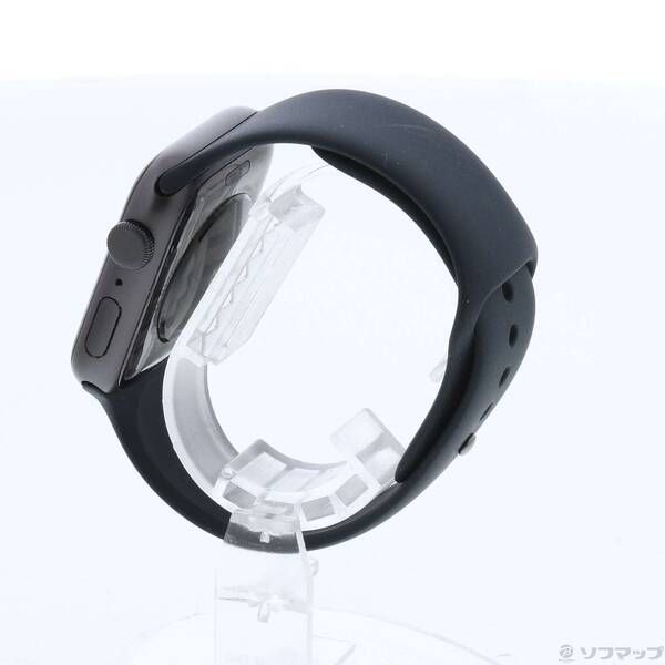 〔 品〕 Apple Watch SE 第1世代 GPS 44mm スペースグレイアルミニウムケース ミッドナイトスポーツバンド 258