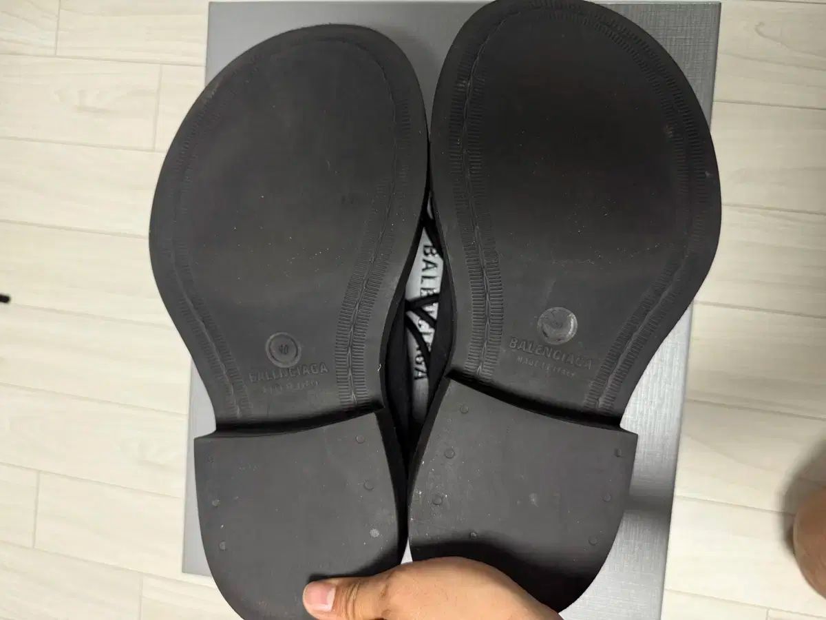  E 40 バレンシアガステロイド ドビ その他 ブーツ 革靴