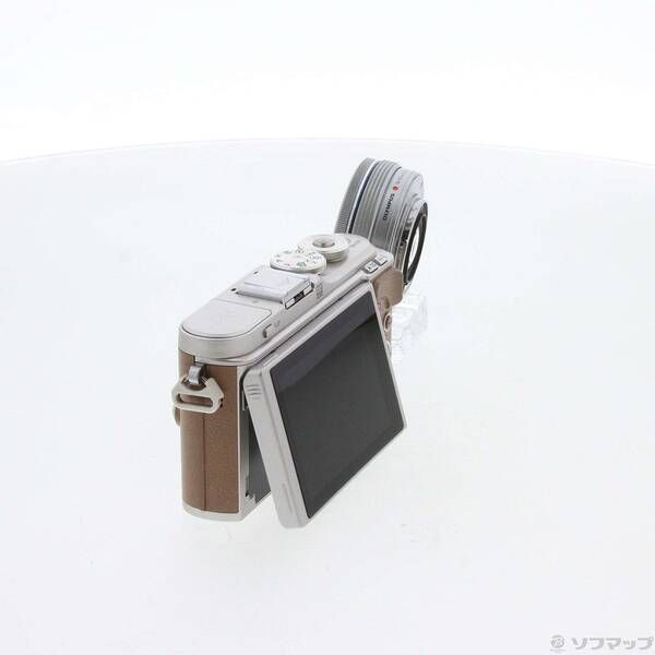 〔 品〕 OLYMPUS PEN E PL 9 14 42 mm EZレンズキット ブラウン 262