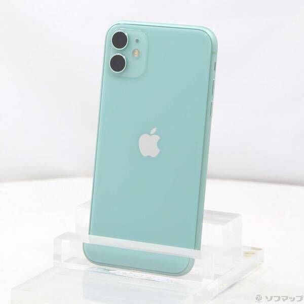 中古品〕 iPhone11 64GB グリーン MWLY2J／A SIMフリー【258