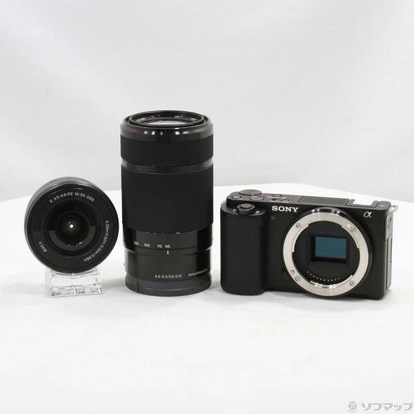 〔 〕 VLOGCAM ZV-E10Y ダブルズームレンズキット ブラック 349