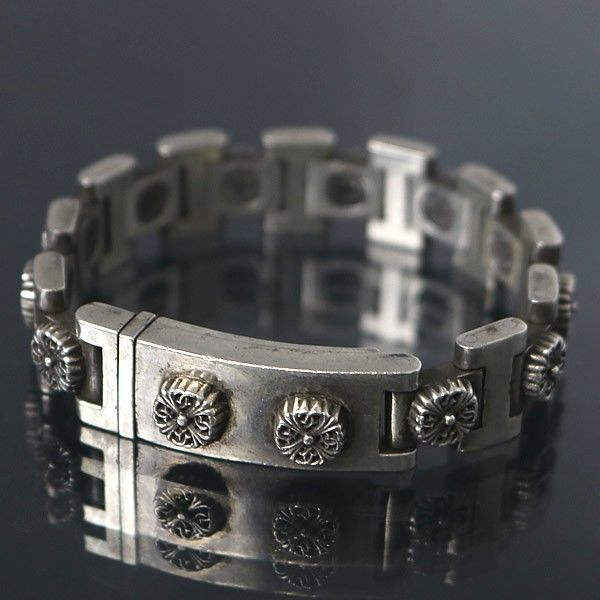 CHROME HEARTS 銀座店 クロムハーツ ファンシークロスIリンク ブレス 11リンク メンズ シルバー SV925 100172