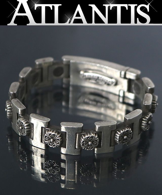 CHROME HEARTS 銀座店 クロムハーツ ファンシークロスIリンク ブレス 11リンク メンズ シルバー SV925 100172