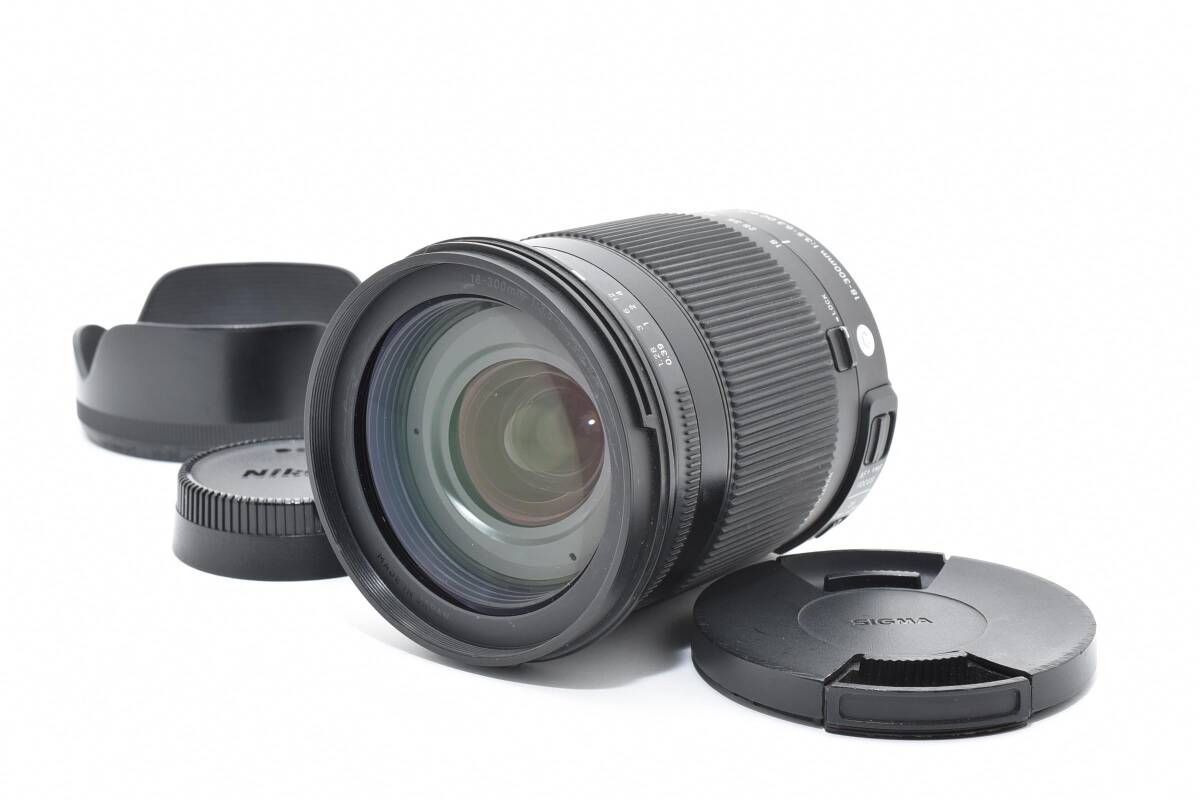 シグマ SIGMA 18-300mm F3.5-6.3 DC MACRO HSM Contemporary ニコン用 Y800 3579