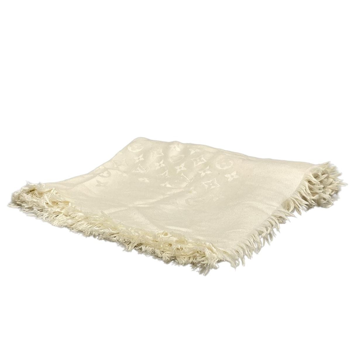 LOUIS VUITTON ルイヴィトン ストール ショール ショールモノグラム M71330 ブロン ウール シルク