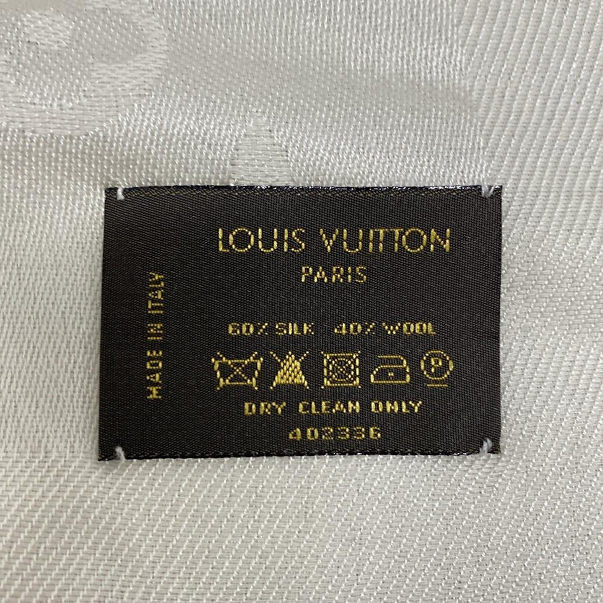 LOUIS VUITTON ルイヴィトン ストール ショール ショールモノグラム M71330 ブロン ウール シルク