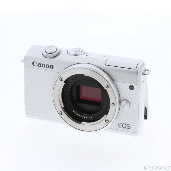 〔 品〕 EOS M200 ボディ ホワイト 196