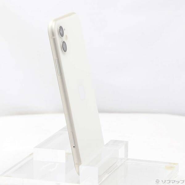 中古超美品 Apple iPhone11 64GB MWLU2J⁄A ホワイト スマホ 本体