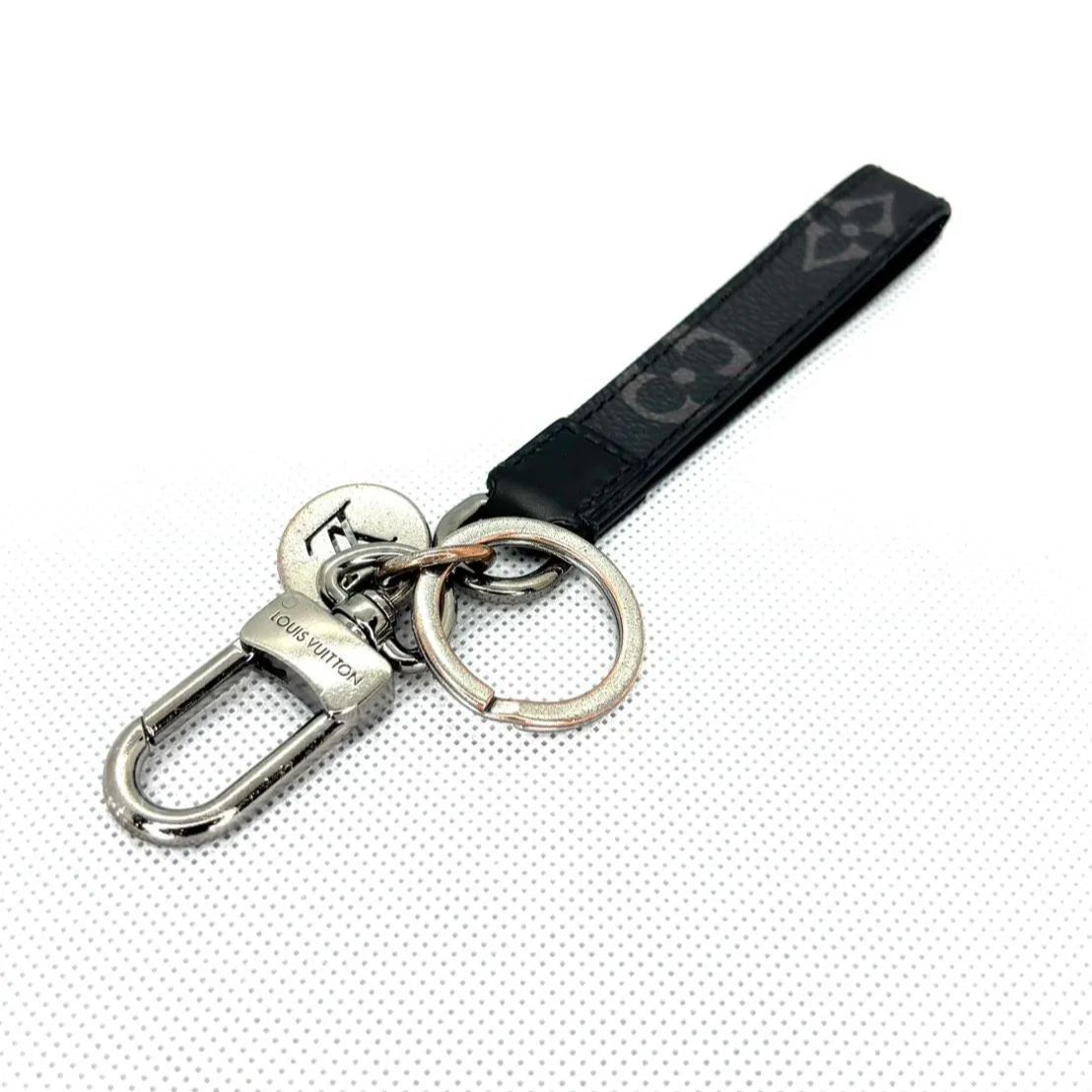 LOUIS VUITTON ルイヴィトン キーホルダー･ドラゴンヌ M 61950 モノグラム･エクリプス キーリング