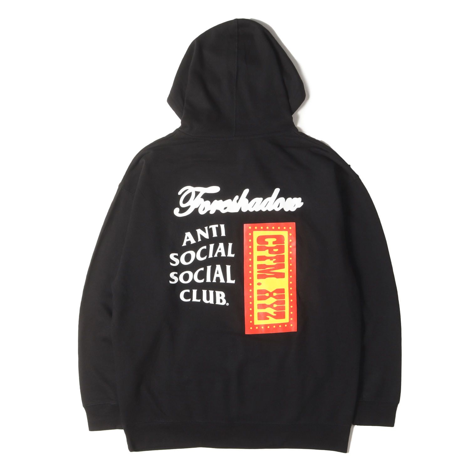 【美品】Anti Social Social Club アンチ ソーシャル ソーシャル クラブ パーカー ブラック XL | 20AW CACTUS PLANT FLEA MARKET / CPFM スウェットパーカー (Hoodie)【メンズ】【中古】