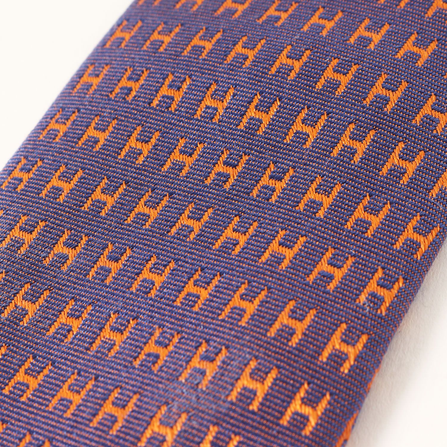 HERMES エルメス ネクタイ | ファソネH ジャガード シルク ネクタイ