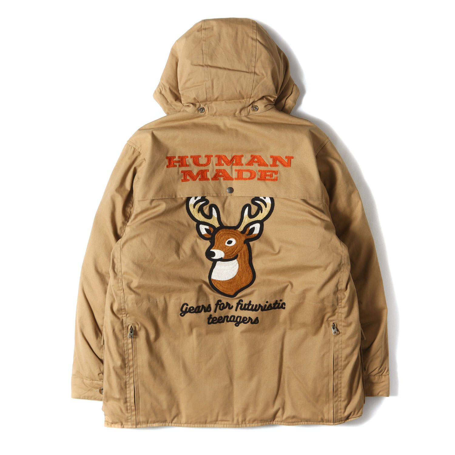 美品】HUMAN MADE ヒューマンメイド ジャケット ブラウン サイズ:M