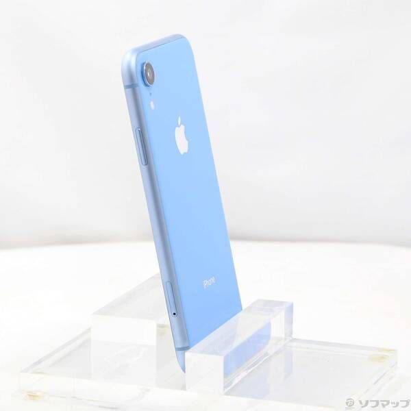 中古品〕 iPhoneXR 64GB ブルー MT0E2J／A SIMフリー【262