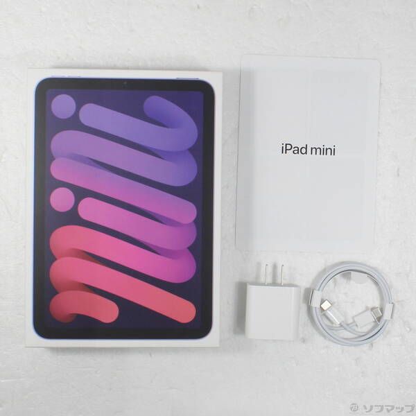Apple iPad mini 6 WIFI 64gb パープル　中古 iPad mini（第6世代） Wi-Fi+Cellularモデル 64GB パープル｜iPadの